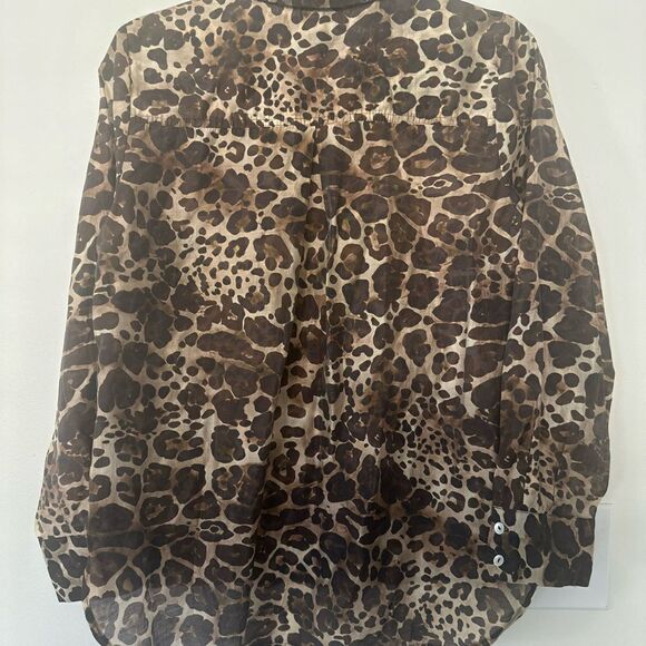 Bailey 44 Leopard Blouse M - Picture 4 of 6